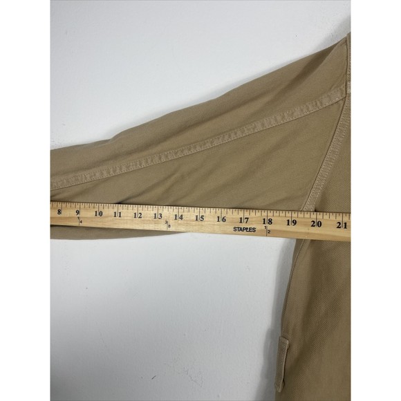 Reformation Jeans  Women’s Dylan Jacket Wash Wheat Size XS (Missing belt) - Picture 9 of 9